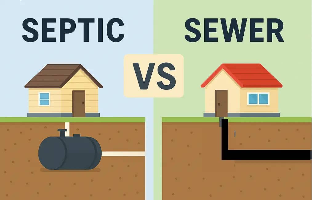septic vs sewer.