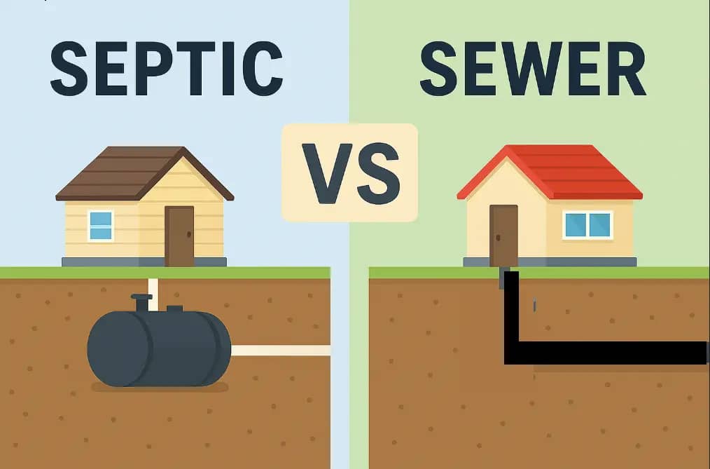 septic vs sewer.