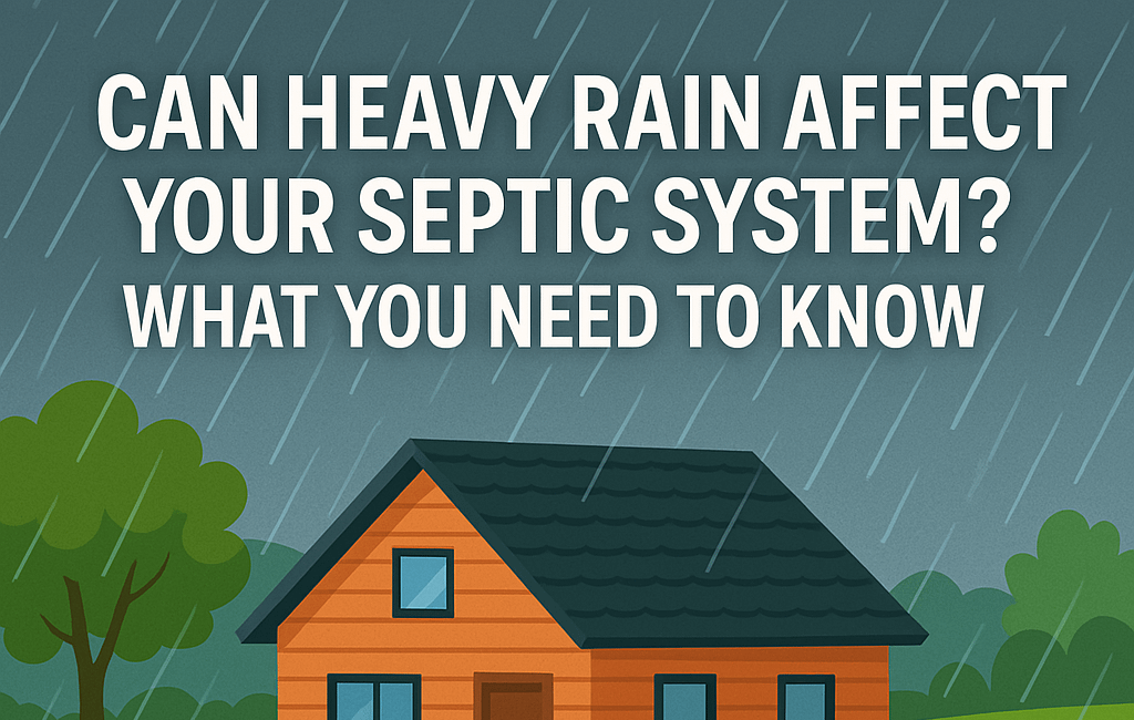 Can heavy rain affect your septic system