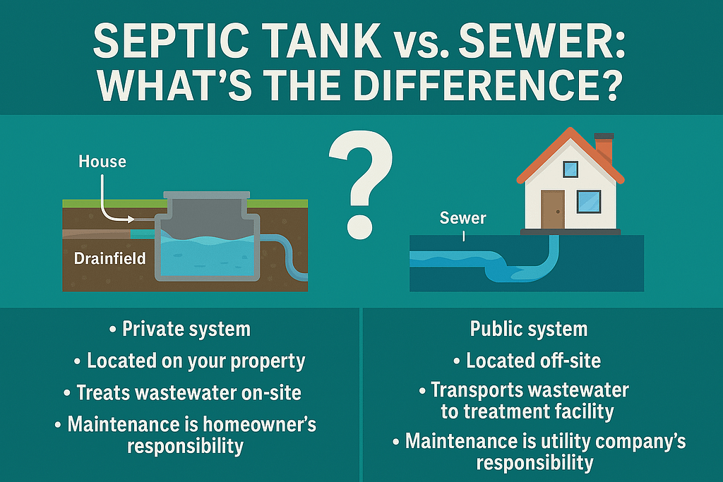septic vs sewer infographic septic vs sewer infographic