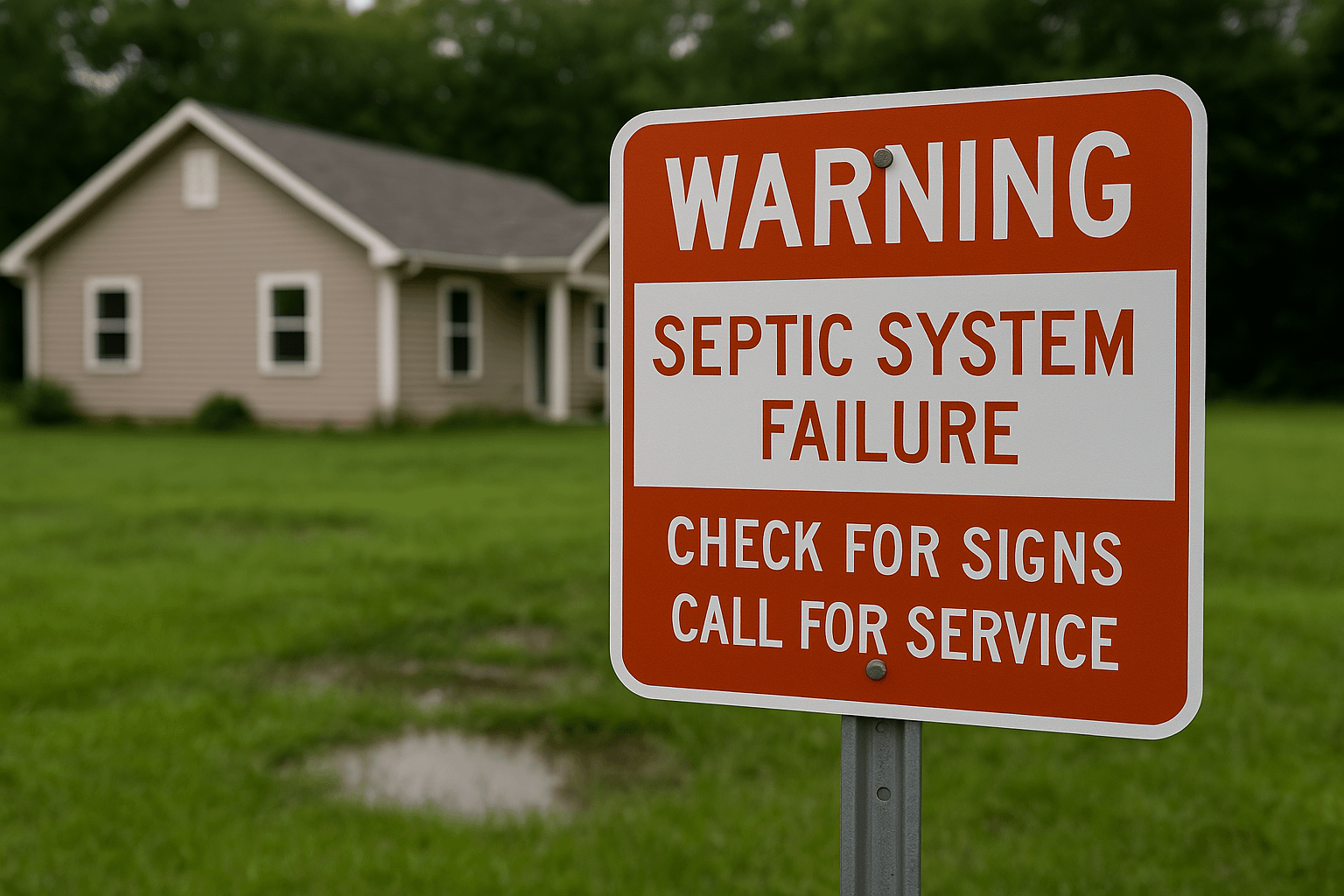 Septic system failure