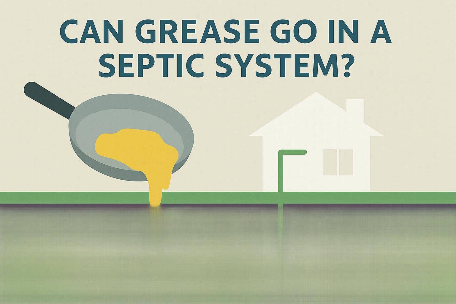 Can Grease go in a septic system