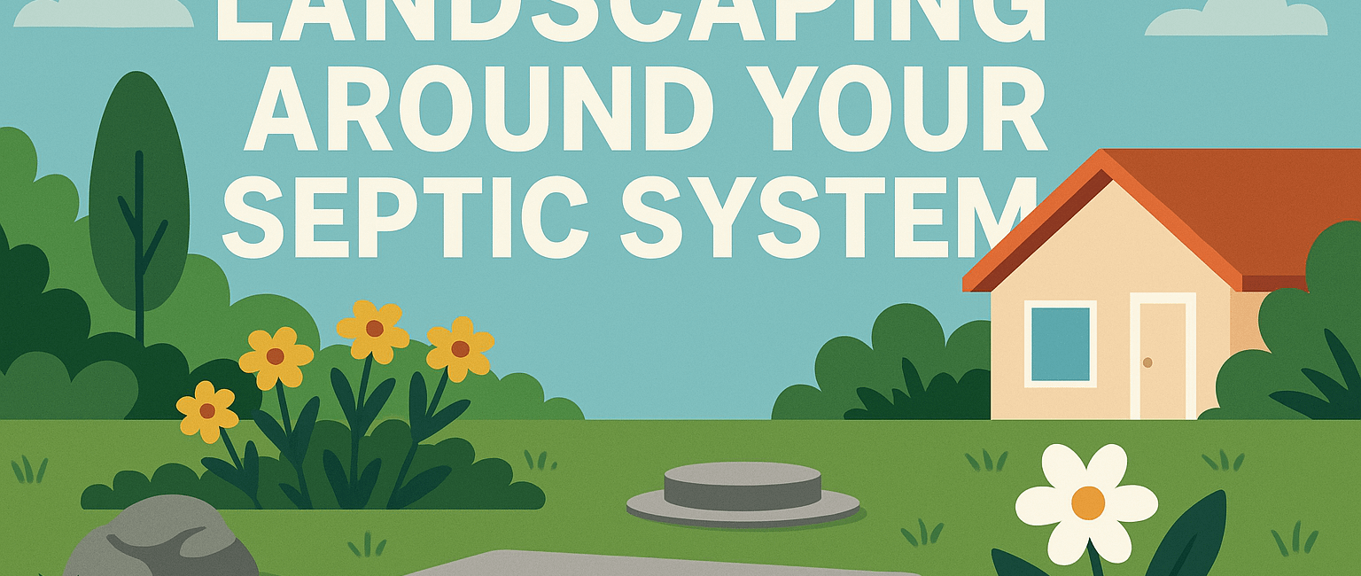 Landscaping around septic system