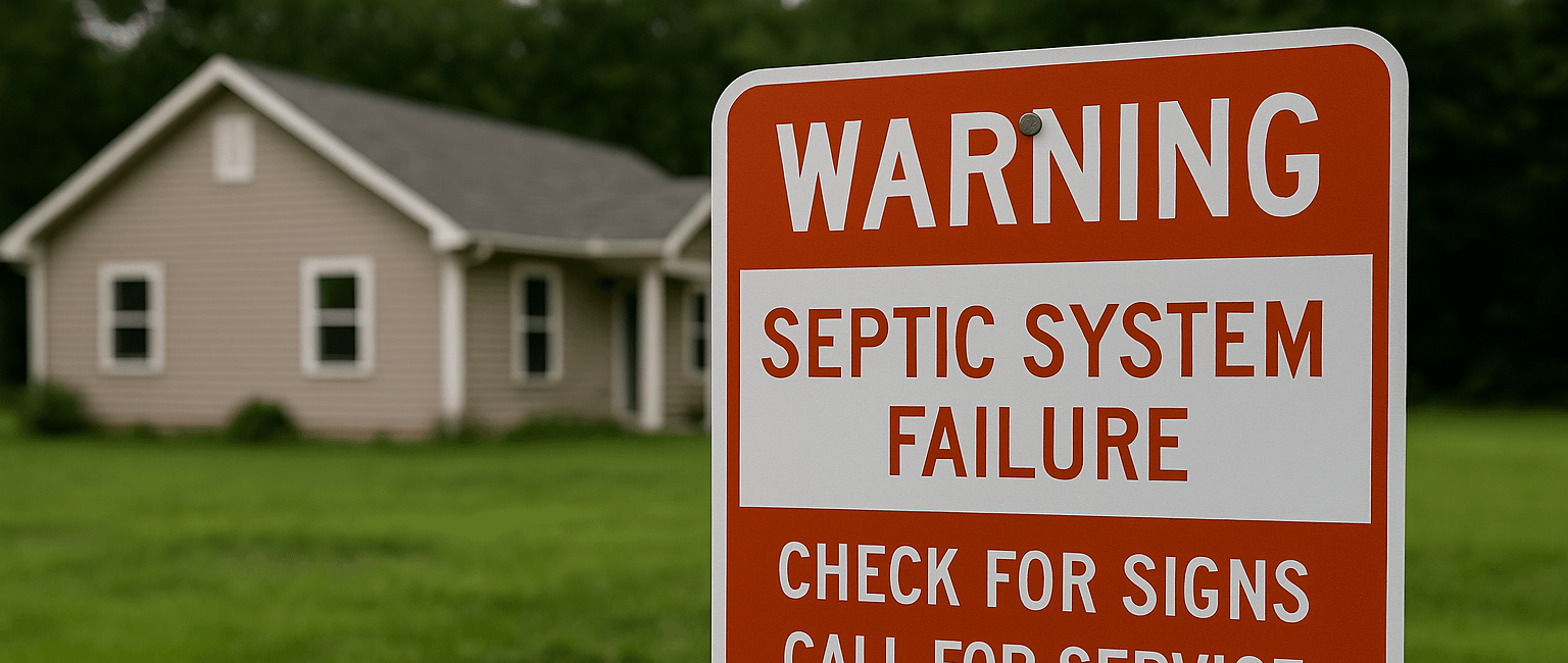 Septic system failure