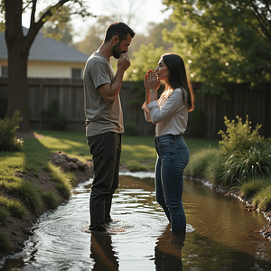 Standing water in yard is bad news Standing water in yard is bad news