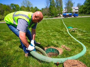 Draining Septic Tank