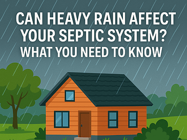Can heavy rain affect your septic system