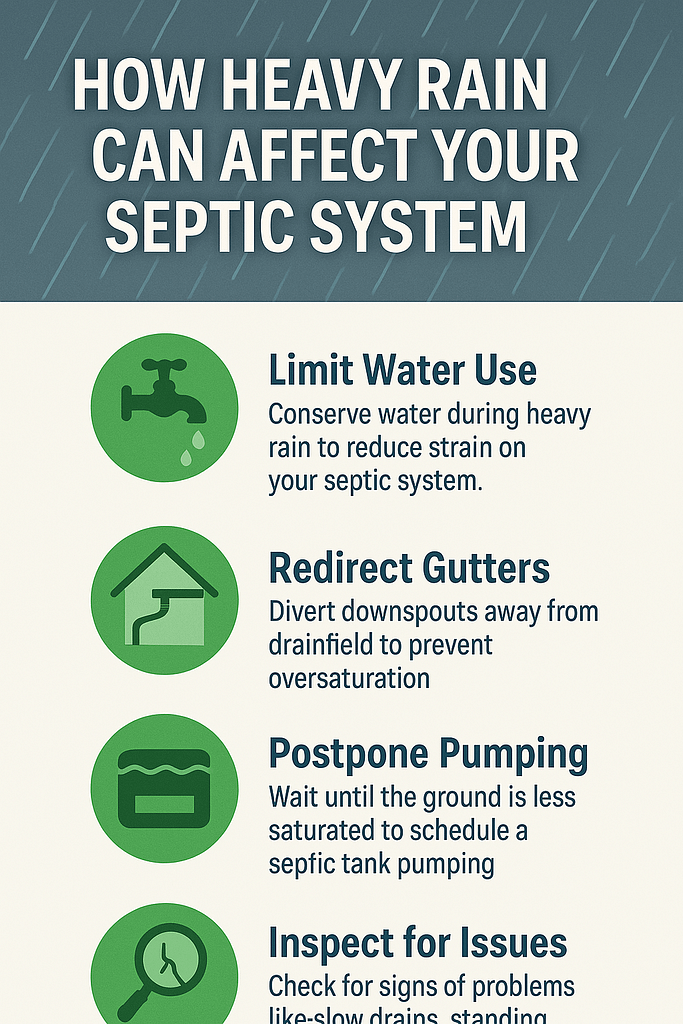 Can heavy rain affect your septic system