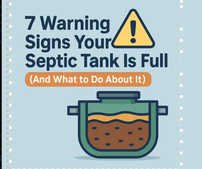 7 warning signs your septic system is full
