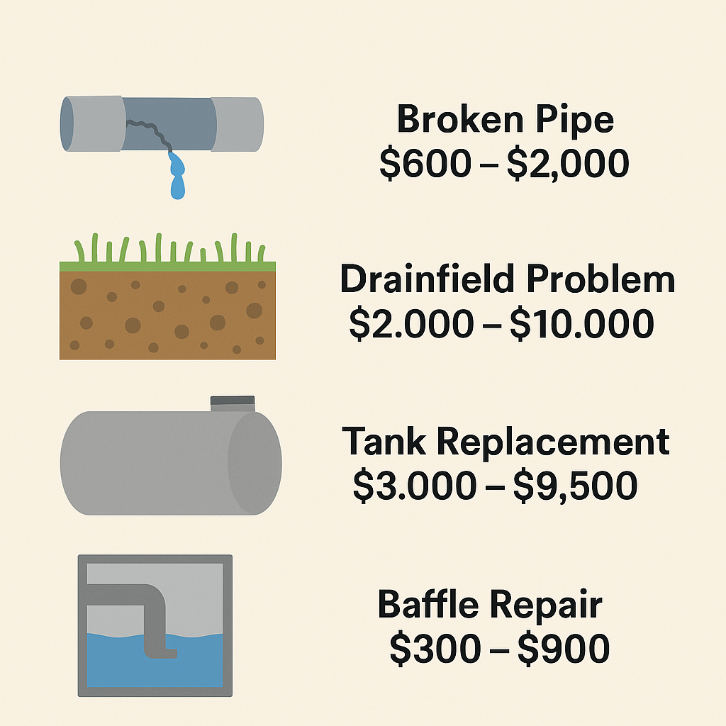 Septic System Repair Infographics Septic System Repair Infographics